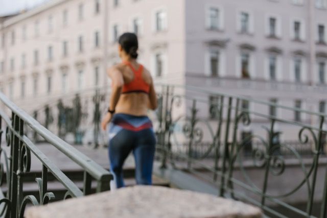 Photo by cottonbro studio: https://www.pexels.com/photo/a-back-view-of-a-woman-jogging-at-the-bridge-5310907/