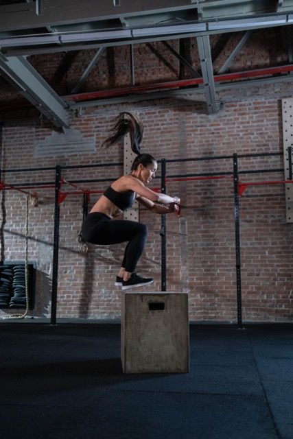 Photo by cottonbro studio: https://www.pexels.com/photo/woman-practicing-plyometrics-7675412/