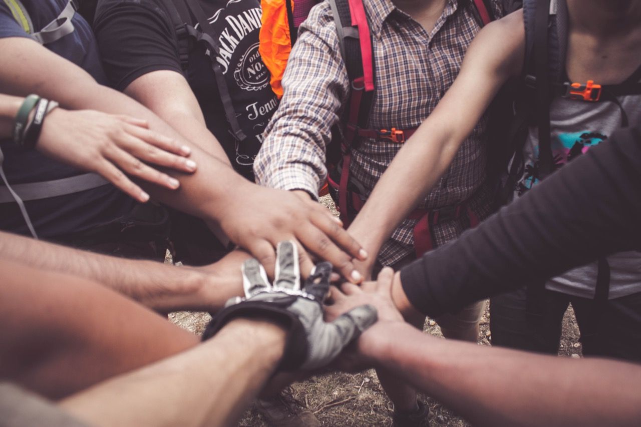 Photo by Dio Hasbi Saniskoro: https://www.pexels.com/photo/people-doing-group-hand-cheer-3280130/