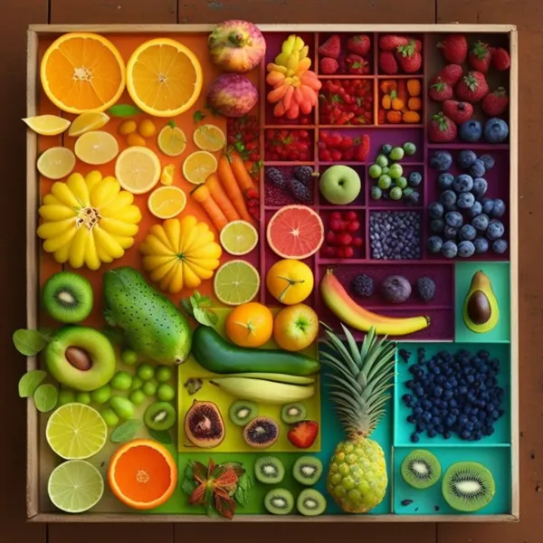 colorful array of fruits