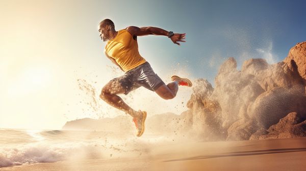 AI Generated with the caption: Unleash Your Inner Athlete: Mastering Sport Workouts with Hybrid Fitness